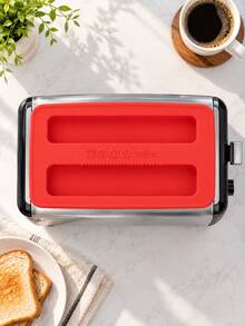 2pcs/1pc Silicone Toaster Dust Cover, Reusable Kitchen Appliance Protective Cover, Suitable For Toaster And Countertop Oven, Dust-Proof Storage Cover, Soft Silicone Kitchen Storage Accessory, Home Countertop Appliance Protective Cover - Multicolor - View 7