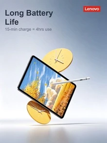 Lenovo BP26 Magnetic Stylus Pen, Compatible With All Apple IPad Models, Tilt And Pressure Sensitive, Seamless Latency And Anti-Interruption Touch, Bluetooth Display, Multi-Function Buttons, Metal Body, Precise Drawing And Creation. - View 6