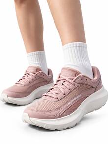 Under Armour New Cushioned Wear-Resistant Rebound Breathable Low-Top Casual Running Shoes - Dusty Pink - View 1