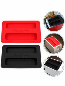 2pcs/1pc Silicone Toaster Dust Cover, Reusable Kitchen Appliance Protective Cover, Suitable For Toaster And Countertop Oven, Dust-Proof Storage Cover, Soft Silicone Kitchen Storage Accessory, Home Countertop Appliance Protective Cover - Multicolor - View 12