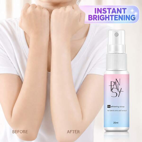 Nature Whitening, Lightweight Bb Whitening Spray! Instantly Brightening Skin Tone, Even Skin, Show Natural Brightness! Effective Whitening Ingredients, Reduce Dark Spots And Flaws, Diminish Dullness. Delicate Spray, Penetrate Skin, Deeply Moisturize, Let Skin Moisturized And Full. Light And Thin Texture, Easy To Absorb, Not Greasy, Suitable For Daily Use