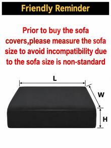 1pc Digital Printed Milk Silk High Elasticity Outdoor Sofa Cover, All Season - Dark Green - View 9