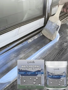 1PC Roof Waterproof Adhesive Coating, Transparent Waterproofing Agent For Roof And Home Multi-Surface Application, Easy Application, Cost-Effective And High-Performance, Suitable For Roofs And Exterior Walls, Applicable To Various Hard Surfaces Around The House, Simple Construction, Time-Saving And Labor-Saving, No Complex Tools Required - Multiple Styles - View 3