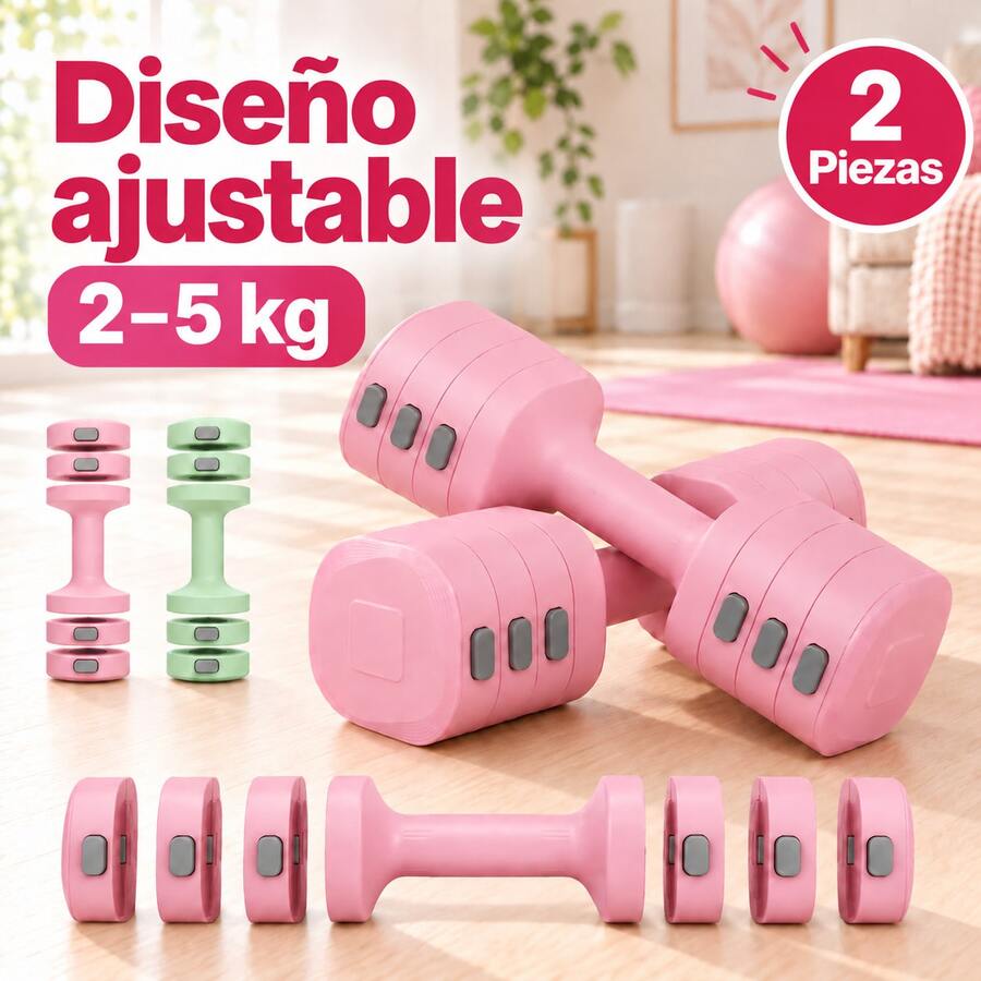 Dumbbell - Pink - View 1