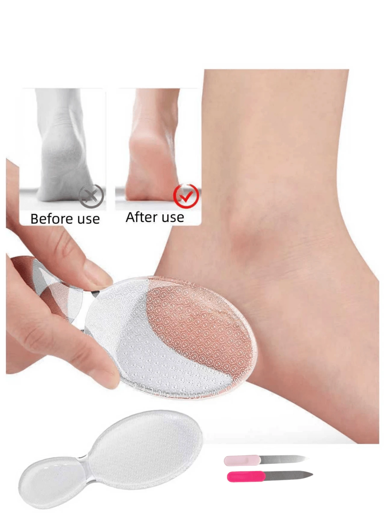 Nano Glass Foot File, Foot Scrubber For Removing Calluses And Dead Skin