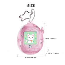 Pods Earphone Protective Case, 3D Grating Transformation, Pink Rabbit, Moving Rabbit, Gift Box Packaging, Can Be Hung On Backpack, Earphone Case - View 8