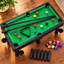 Mesa de Sinuca Bilhar Infantil Snooker Portátil com 2 Tacos - Visão 7
