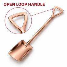 5pcs Stainless Steel Small Spoons, Pointed And Square Head, Creative Triangle Hollow Handle, Suitable For Digging Watermelon, Ice Cream, Mousse Cake, Pudding, Yogurt, Home Afternoon Tea, Friends Gathering, Outdoor Picnic Atmosphere Tableware - View 5