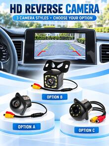 Universal Rear View High Definition Night Vision CCD Car Reverse Camera - Backup Camera (Different Models) - View 2