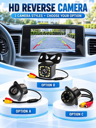 Universal Rear View High Definition Night Vision CCD Car Reverse Camera