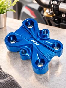 Motorcycle Handlebar Clamp, CNC Aluminum Alloy Handlebar Riser Clamp Cover, Top Triple Clamp Handlebar Mount Cover, Handlebar Pressure Block Replacement Parts, ADV Adventure Bike, Street Bike, Off-Road Riding Customized Motorcycle Handlebar Parts - A - View 15