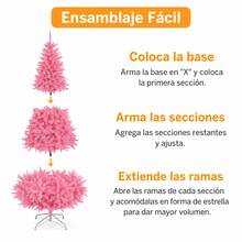 Found Christmas Trees - Hot Pink - View 3