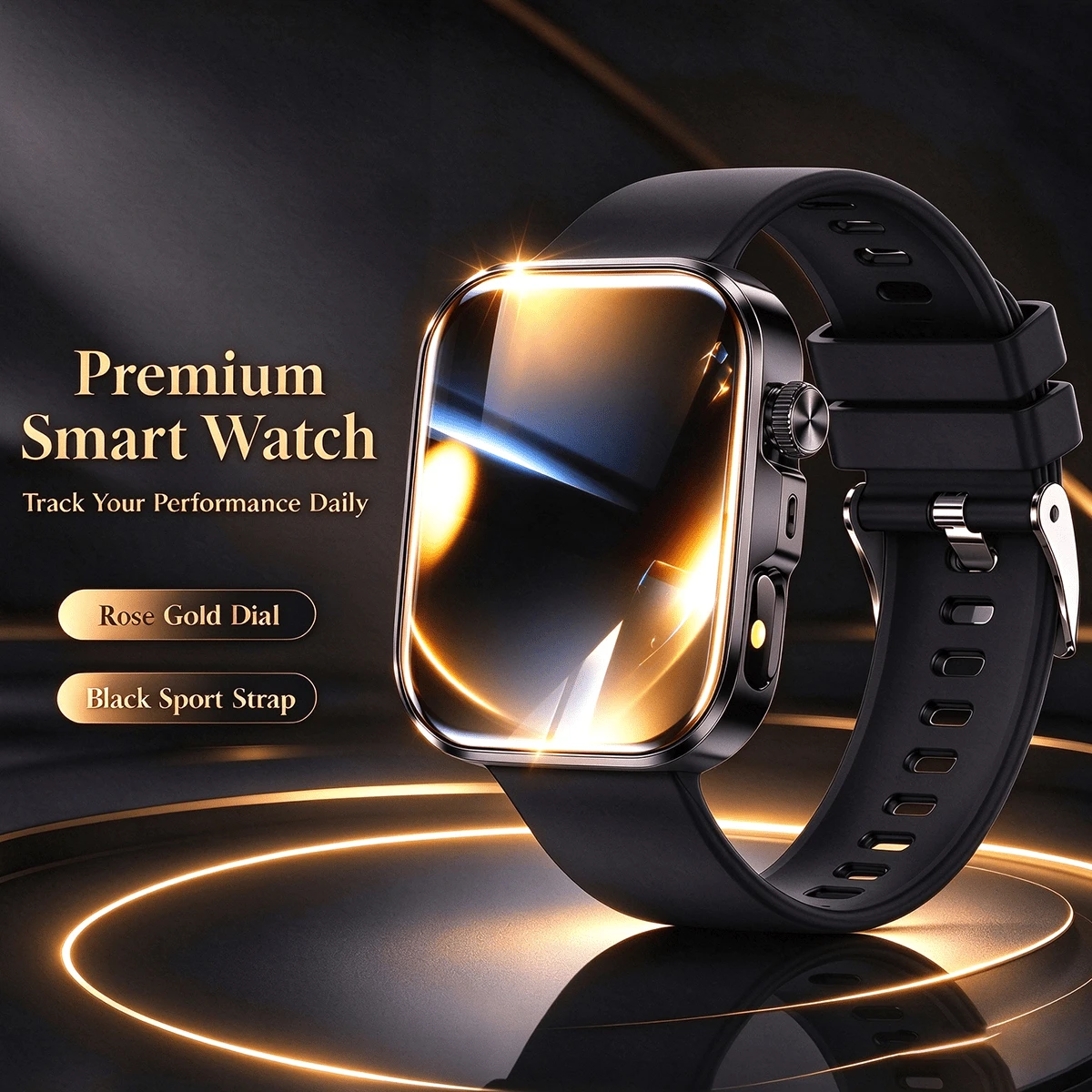 Upgraded LED Light - Flashlight Function, Fashion Sports Smart Watch, Women's Watch, Wireless Calling, Music Control, Remote Camera, Message Notification, Stopwatch, Distance Tracking, Multiple Sports Modes, Men's Watch, Suitable As Holiday Gift - View 1