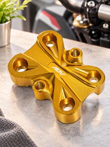 Motorcycle Handlebar Clamp, CNC Aluminum Alloy Handlebar Riser Clamp Cover, Top Triple Clamp Handlebar Mount Cover, Handlebar Pressure Block Replacement Parts, ADV Adventure Bike, Street Bike, Off-Road Riding Customized Motorcycle Handlebar Parts - A - View 16