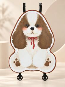 Cute Puppy Pattern Car Seat Cover Set, Dog Print Car Seat Cushions, Front Seat Covers Backrest Covers Rear Bench Seat Pad, Universal Car Interior Accessories, Cute Animal Design Car Decor, Non-Slip Seat Protector, Easy Install Vehicle Seat Covers - Multicolor - View 16
