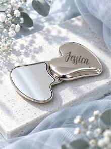 Personalized Cloud-Shaped Portable Makeup Mirror, Customized Compact Mirror, Double-Sided Pocket Mirror, Bridesmaid Gift, Bridal Shower Birthday Gift - Multicolor - Irregular Mirror - View 7