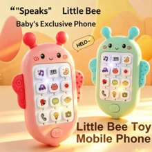 Bee Music Phone, Children's Interactive Educational Toy, Vibrant Colors - Suitable For Young People To Learn Music And Stories - Multicolor - View 2