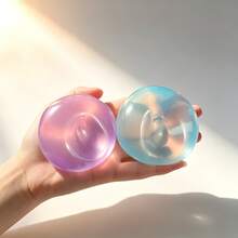 Cute Blue Bubble Squeeze Stress Relief Toy, Soft Elastic Squeezable Fingertip Ball, Transparent Glossy Decompression Toy, Stress-Relieving Touch, Suitable For Office Desk, Relaxation Gift - Multicolor - View 7