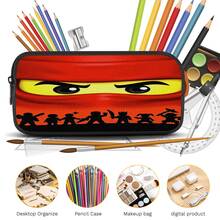 Pixel Art Red Squad Print 3 Pieces Set Large Capacity Backpack + Crossbody Bag + Pencil Case Adjustable Breathable Shoulder Straps Theme Daily Commute Storage Set - Printed Bag - View 2