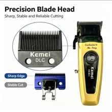 Kemei 90-4 Electric Hair Clipper Blade, Original Replacement Blade Accessory, Hair Clipper Stainless Steel Blade, Powder Metallurgy Blade, Electric Hair Clipper KM-90-4 - Black - View 3