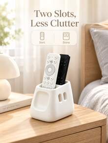 1/2pcs Remote Control Storage Box (Decorative Storage Box), Remote Control Holder, Desktop Organizer, Creative Design, Convenient Access, Suitable For Storing TV, Air Conditioner And Other Household Remote Controls, Combines Home Decor And Storage Function, Suitable For Dorm Storage And Desktop Organization, Applicable For Halloween, Christmas, Wedding, Daily Home And Other Occasions - Multicolor - View 5