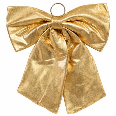 Giant Gold Christmas Bow 49 X 46 Cm