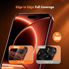 CASECOPS 2Packs Full Coverage High Definition Tempered Glass Screen Protector, Compatible With IPhone 18 Pro/18 Pro Max/17/17 Pro/17 Pro Max/16/16 Pro/16 Pro Max/15/14/13/12/11/Xs MaxSeries And Other Models, 9H+ Hardness Tempered Glass, Ultra-Clear, Anti-Fingerprint, Anti-Scratch, With Screen-Printed Border, Compatible Phone Case, Sleek Phone Accessory, Halloween Gifts - 2Pcs - View 2
