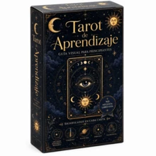 Learn Tarot: Spanish Tarot Cards Beginner Edition – 78 Cards, Each Card Printed With Meaning – Upright And Reversed Interpretations – Major Arcana And Minor Arcana – Chakras, Planets And Zodiac - Black - View 3