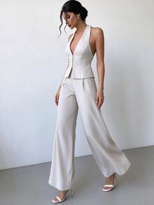 Women Two-Piece Outfits - White - View 5