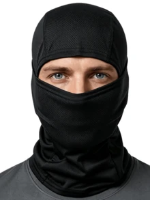 1/2pcs Unisex Ski Mask, Balaclava Mask And Black Gloves, Shiesty Mask UV Protection Lightweight Suitable For Motorcycle Skiing - A - View 9