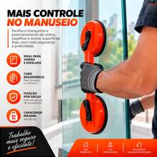 de Vidro com Duas ou Três Ventosas para Transporte de Porcelanato e Espelho - 2 ventosas - Visão 6
