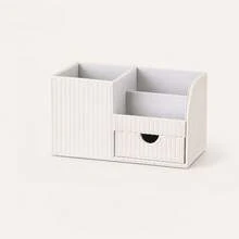 Business Office Pen Holder Black Large Capacity Drawer Desktop Organizer Box Boss Office Storage Boss Pen Holder - View 6