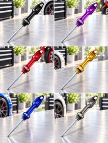 Motorcycle Oil Dipstick, CNC Aluminum Alloy Engine Oil Level Gauge, Universal Oil Level Dipstick Plug, Precision Oil Measurement Tool, Anodized Modification Accessory, Clear Scale Markings, Anti-Slip Handle, Suitable For Scooter, Motorcycle, ATV Engine Maintenance Accessories - A - View 3