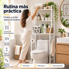 Over-The-Toilet Storage - White - View 7
