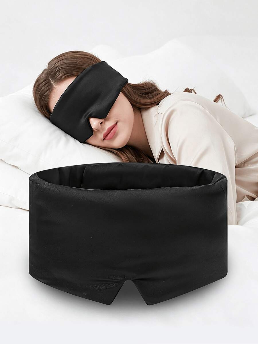 قناع نوم أسود معتم كامل التغطية، قماش ناعم صديق للبشرة، قابل للتنفس وخفيف الوزن. تصميم لف كامل عريض جداً، ملاءمة محكمة للوجه، يحجب الضوء بفعالية للنوم العميق. تصميم قابل للتعديل بخطاف وحلقة، ملاءمة مريحة بدون ضغط. مناسب للراحة الليلية، القيلولة، فترات الراحة في المكتب، الطائرة، السفر لمسافات طويلة. بسيط ومتعدد الاستخدامات، تخزين مدمج، إكسسوار نوم مثالي للطلاب وموظفي المكتب، هدية عيد الميلاد - متعدد الألوان - مشاهدة 1