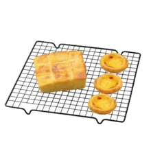 1pc Non-Stick Black Iron Baking Cooling Rack 11x10 Inch Baking Rack For Cooking And Baking, Perfect For Cakes, Breads And Roasting, Essential Home Kitchen Item, Ideal Choice For Baking Tools And Accessories, Baking Supplies And Equipment, Baking Tools - Black - View 11