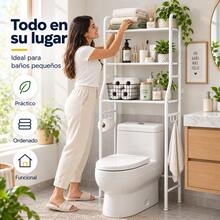 Over-The-Toilet Storage - White - View 2