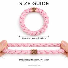 10pcs Woven Rhinestone Hair Ties, Cute Elastic Hair Accessories, Women's Ponytail Hair Bands - Multicolor - View 3