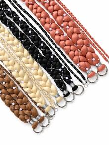 2 Packs 24 Inch Y2K Style Synthetic Long Braided Hair Extensions With Silver Star Decor, Soft Colorful Holiday Cosplay Party Hair Extensions For Women And Girls - Multicolor - View 5