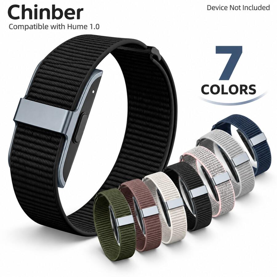 Nylon Strap Compatible With Hume Band 1.0 Soft Breathable Replacement Strap - For Hume 1.0 - View 1