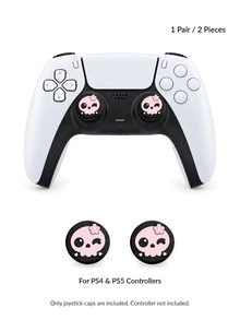 Jemdura Analog Joystick Caps For P4/P5, Xb-Ox And Switch Pro Controllers (2pcs) - Featuring Football, Skull And Spider Web Patterns, These Silicone Caps Are The Perfect Choice For Customizing Controllers And An Ideal Halloween Gift. - View 10