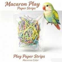 Colorful Parrot Play Strips Raffia Grass Tiger Cockatiel Peony Monk Parakeet Chewing Toy Bird Cage Decor Bedding Supplies - 1pc Training Hoop - View 5