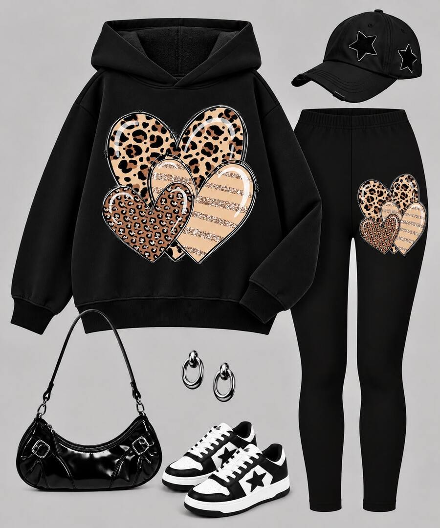 Women Two-Piece Outfits - Black - View 1
