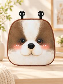 Cute Puppy Pattern Car Seat Cover Set, Dog Print Car Seat Cushions, Front Seat Covers Backrest Covers Rear Bench Seat Pad, Universal Car Interior Accessories, Cute Animal Design Car Decor, Non-Slip Seat Protector, Easy Install Vehicle Seat Covers - Multicolor - View 14