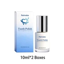 Feimuko Polizaje dental, limpieza profunda, eliminación de manchas dentales, pulido, aclarado, blanqueamiento dental, fortalecimiento del esmalte dental, cuidado bucal, aliento fresco, suave, no irritante, portátil, para uso diario y viajes - Gel - Ver 12