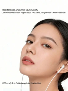 REMAX RM-570 Wired Music Earphones, Lightning/Type-C Interface, Comfortable Wear, 13mm High Fidelity Dynamic Driver, HiFi Stereo Sound Quality, Compatible With IPhone 7/8/X/XS/XR/11/12/13/14 And SE, Pro, Pro Max Models - View 8