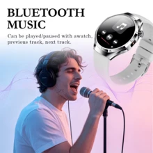 AQMWWG New Upgraded Smart Watch For Men And Women, With Flashlight Function, Wireless Call/Message Notification, Pedometer, Calorie, Multiple Sports Modes, Music/Photo/Alarm And Other Functions, Ideal Gift For Men And Women - View 3