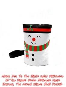 1pc Christmas Snowman Pattern Outdoor Faucet Insulated Cover, Outdoor Water Pipe Anti-Freeze Protection Bag, With Hook And Loop Strap Waterproof Cold-Resistant Fabric Faucet Protector, Suitable For Yard, Backyard, Patio, Autumn/Winter Water Pipe Anti-Freeze, Faucet Protection Accessories - Multicolor - View 12