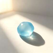 Cute Blue Bubble Squeeze Stress Relief Toy, Soft Elastic Squeezable Fingertip Ball, Transparent Glossy Decompression Toy, Stress-Relieving Touch, Suitable For Office Desk, Relaxation Gift - Multicolor - View 6