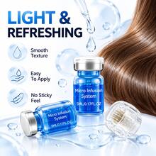 9pcs X 5ml Scalp Serum Set With Applicator, Lightweight Moisturizing Hair And Scalp Care Serum, Refreshing Non-Greasy Daily Hair Care Set - Nourishing - View 4
